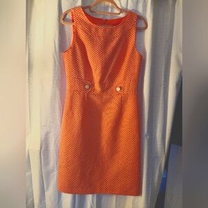 Chelsea Rose Dress Sz 6 Easter Dress Spring Orange
